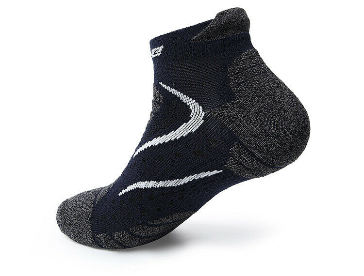 5 6 7 8 Pairs Mens Low Cut Ankle Athletic Performance Cushion Cotton Thick Socks - B&Q CO.