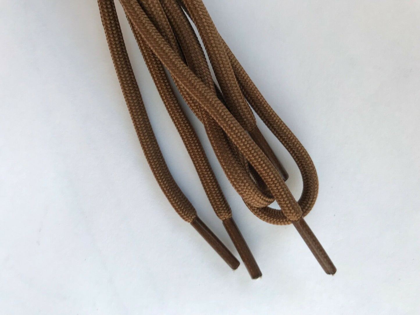 Heavy duty khaki round boot laces shoelaces for hiking work boots shoes 54" 40" - B&Q CO.