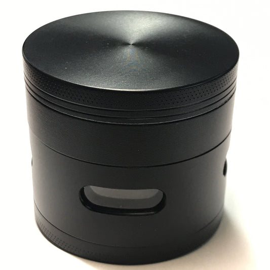 2.5 Inch 4 Piece Large Herb Spice Grinder Black - B&Q CO.